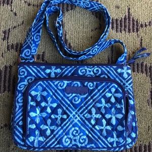 Vera Bradley Cuban Tiles Little Hipster Crossbody